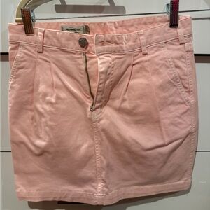 MAISON KITSUNÉ Pastel Pink Tailored Cotton Skort